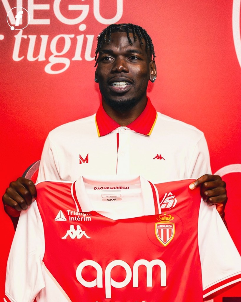 即将HWG！罗马诺：32岁博格巴自由加盟摩纳哥，时隔两年再就业！